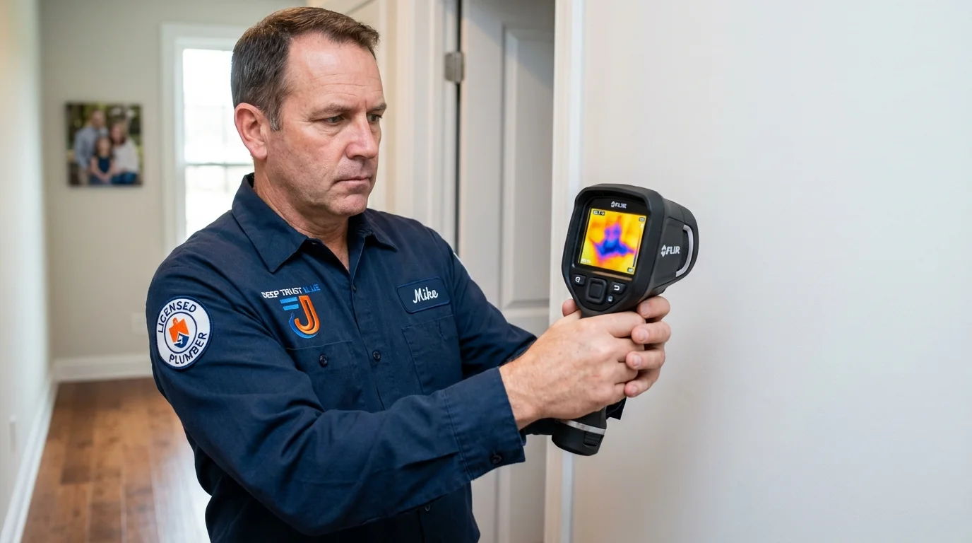 Thermal imaging leak detection by Johns Plumbing LLC in Santa Paula